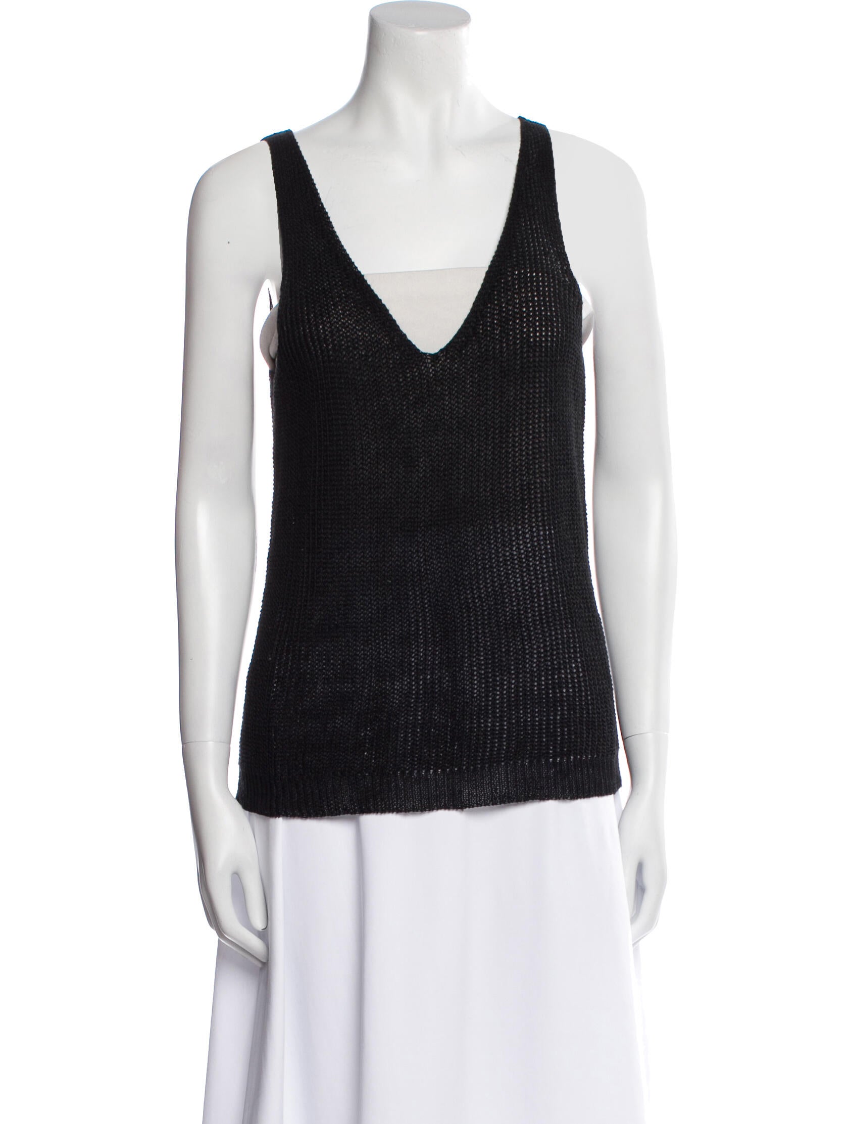 Nili Lotan V-Neck Sleeveless Top
