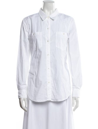 Nili Lotan Long Sleeve Button-Up Top