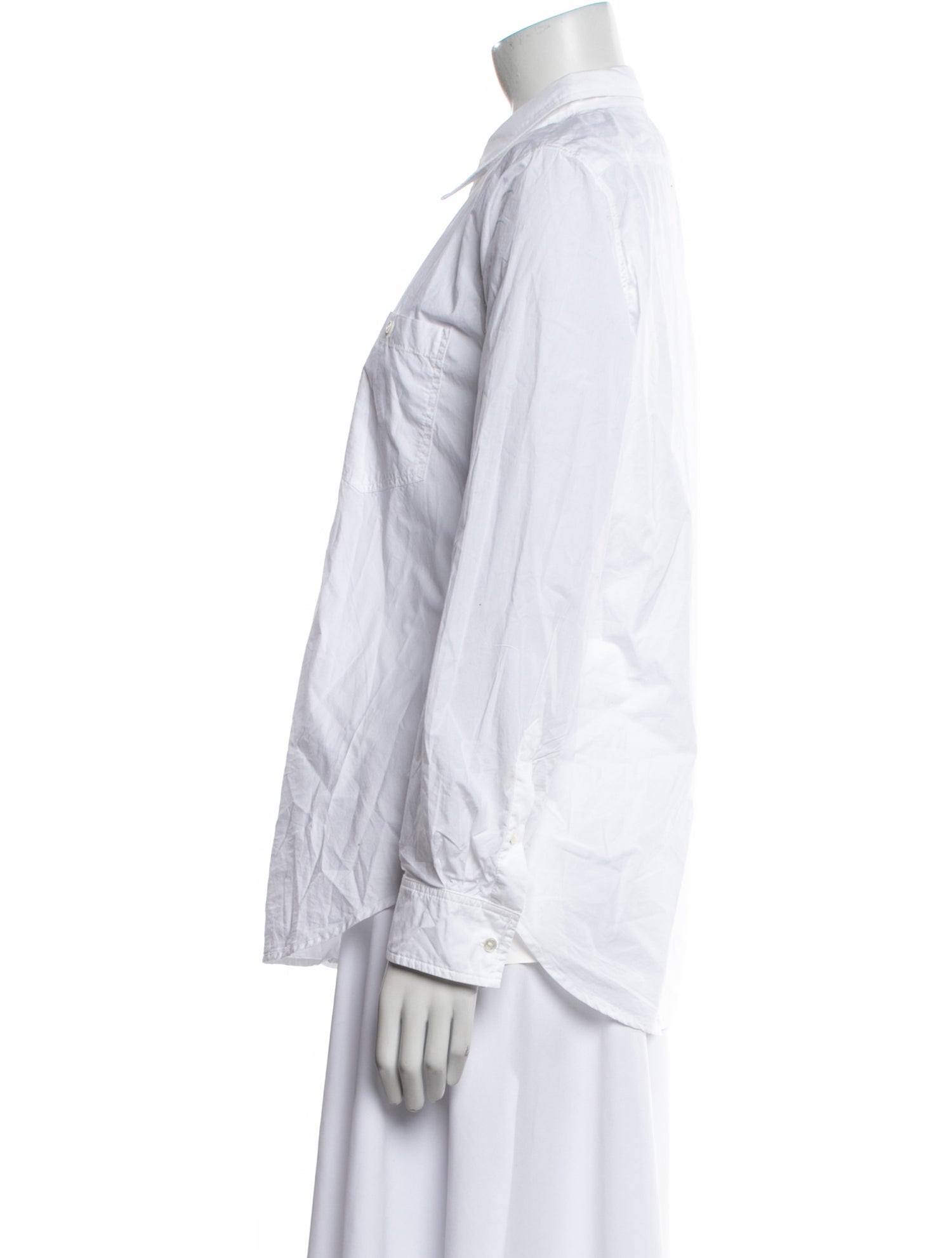 Nili Lotan Long Sleeve Button-Up Top