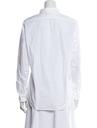 Nili Lotan Long Sleeve Button-Up Top