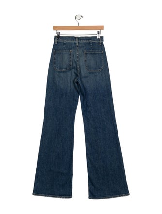 Nili Lotan High-Rise Wide Leg Jeans