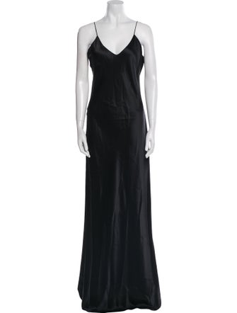 Nili Lotan Silk Long Dress