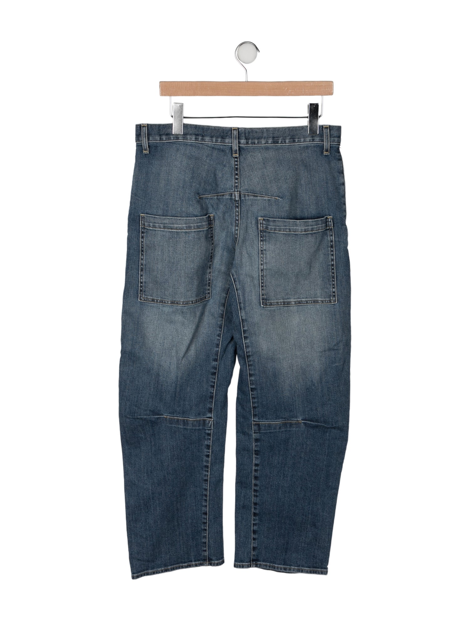 Nili Lotan Mid-Rise Wide Leg Jeans