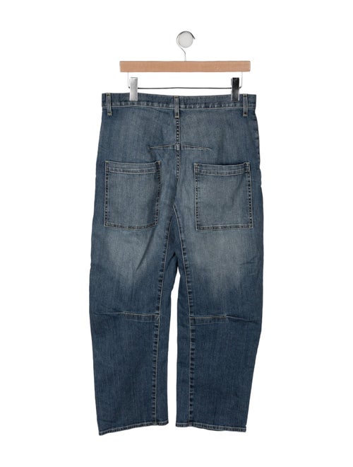 Nili Lotan Mid-Rise Wide Leg Jeans