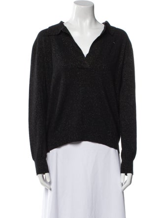 Nili Lotan Merino Wool V-Neck Sweater