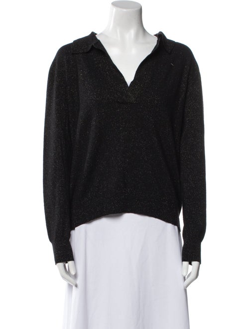 Nili Lotan Merino Wool V-Neck Sweater