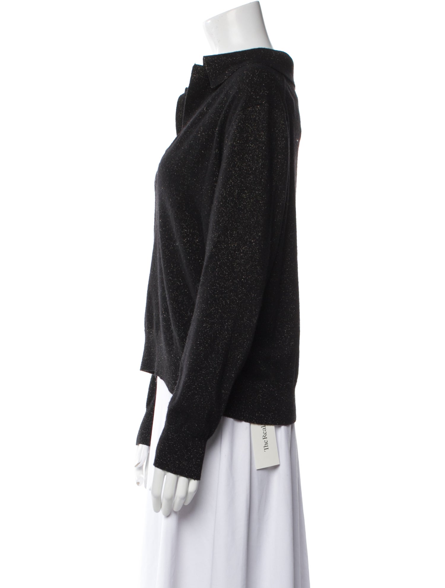 Nili Lotan Merino Wool V-Neck Sweater