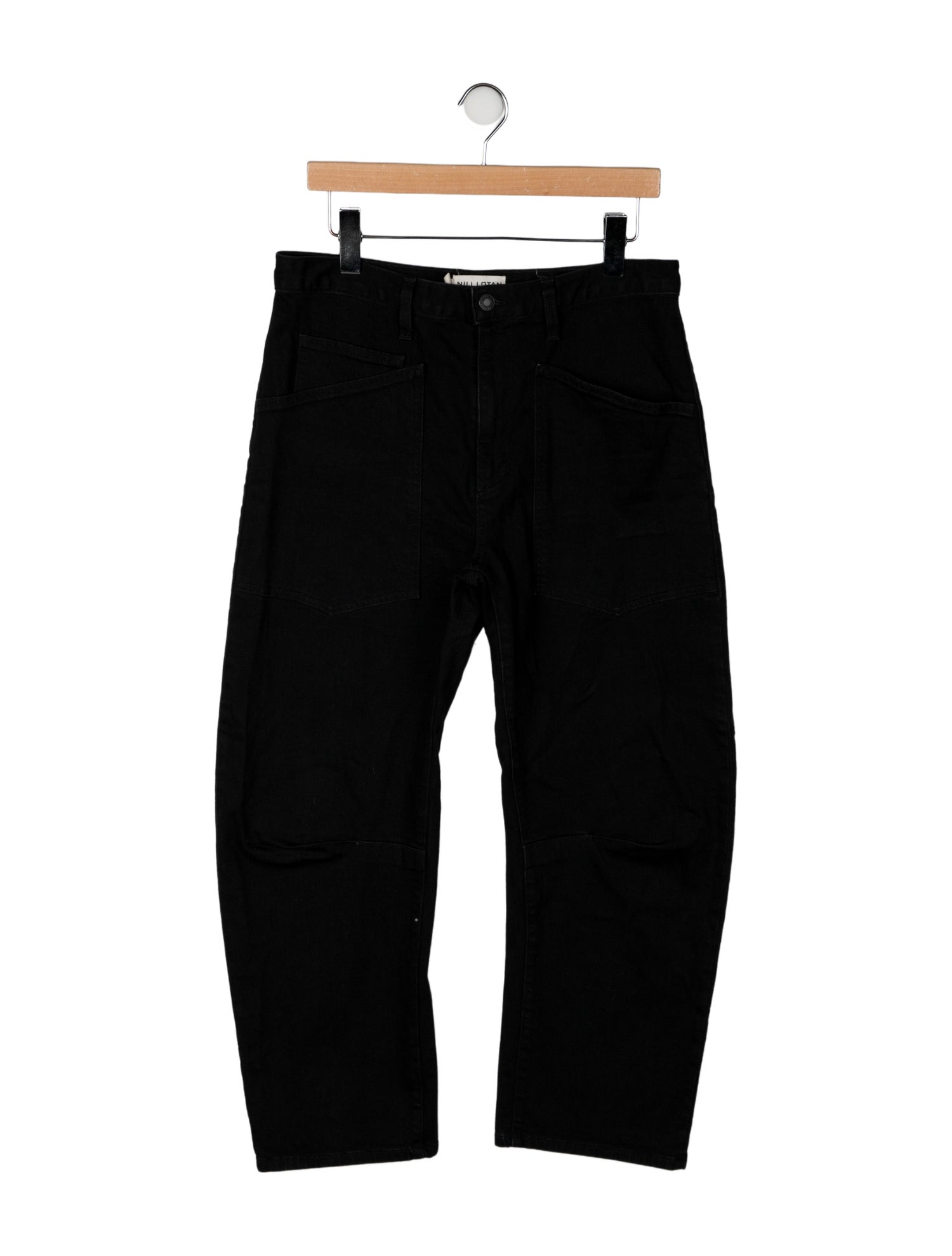 Nili Lotan High-Rise Straight Leg Jeans