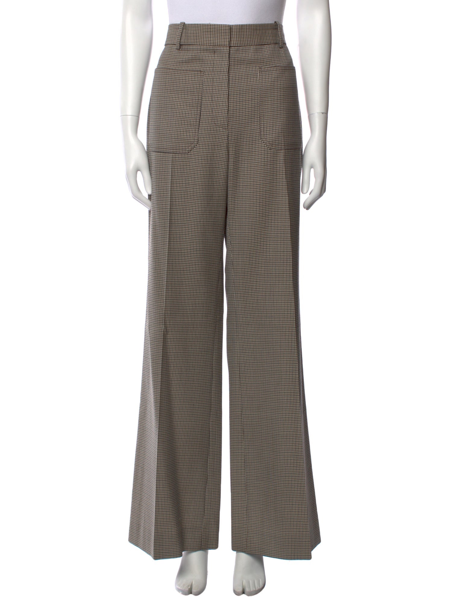 Nili Lotan Virgin Wool Wide Leg Pants