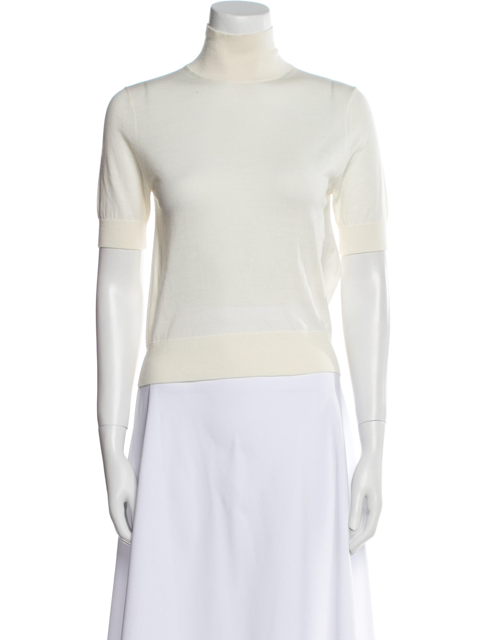 Nili Lotan Wool Turtleneck Top