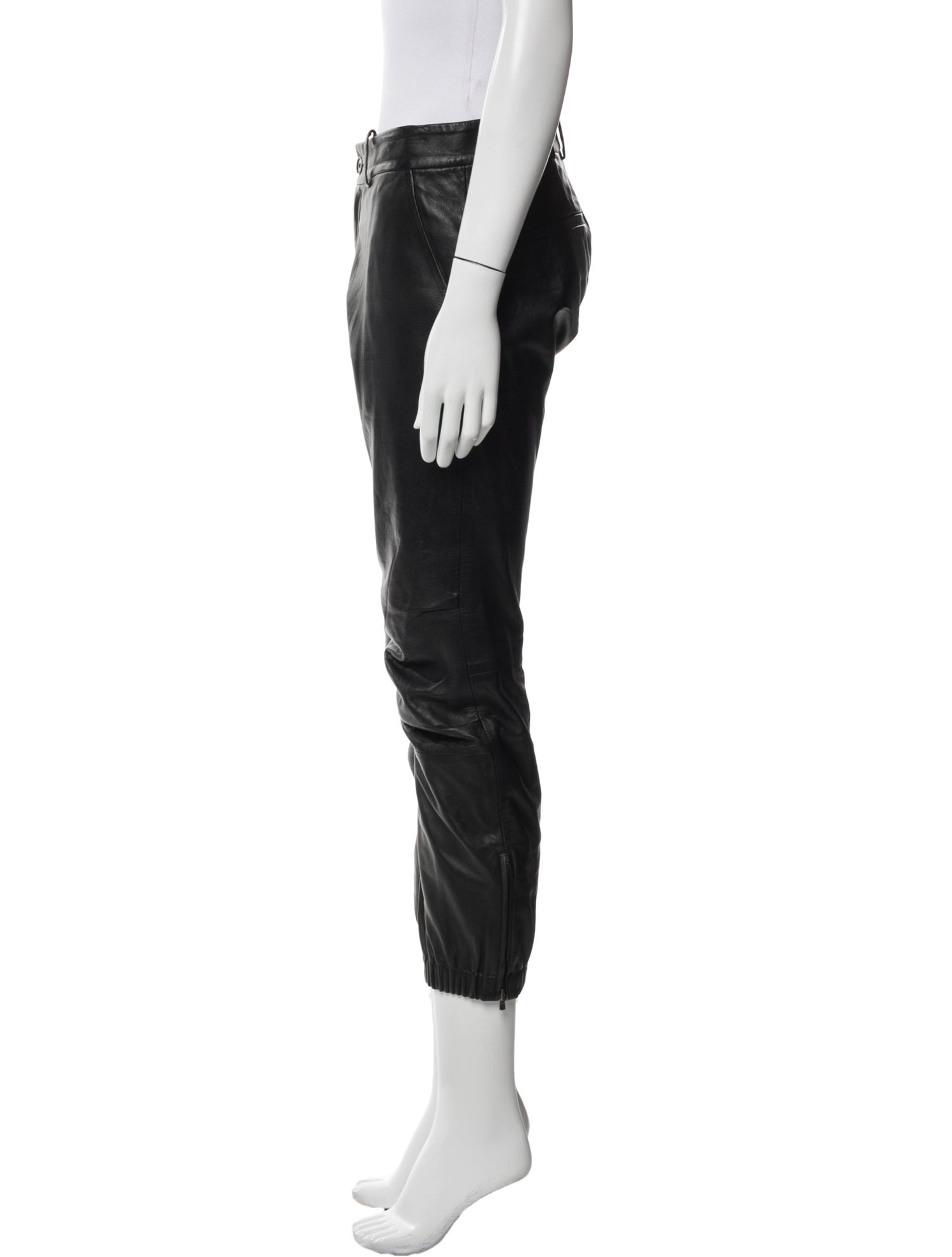 Nili Lotan Leather Skinny Leg Pants