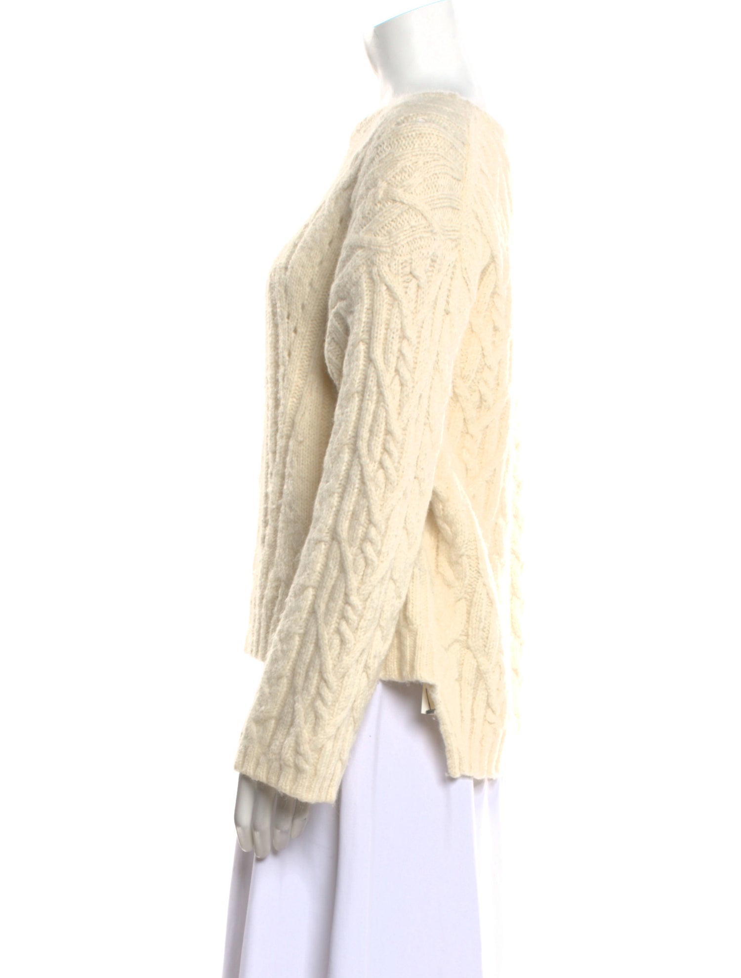 Nili Lotan Alpaca Bateau Neckline Sweater