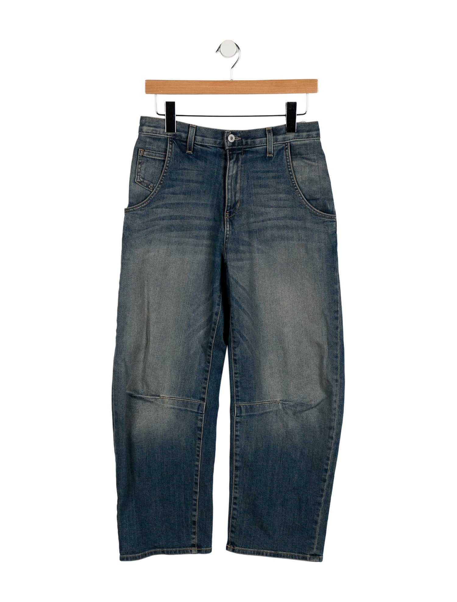 Nili Lotan Mid-Rise Wide Leg Jeans