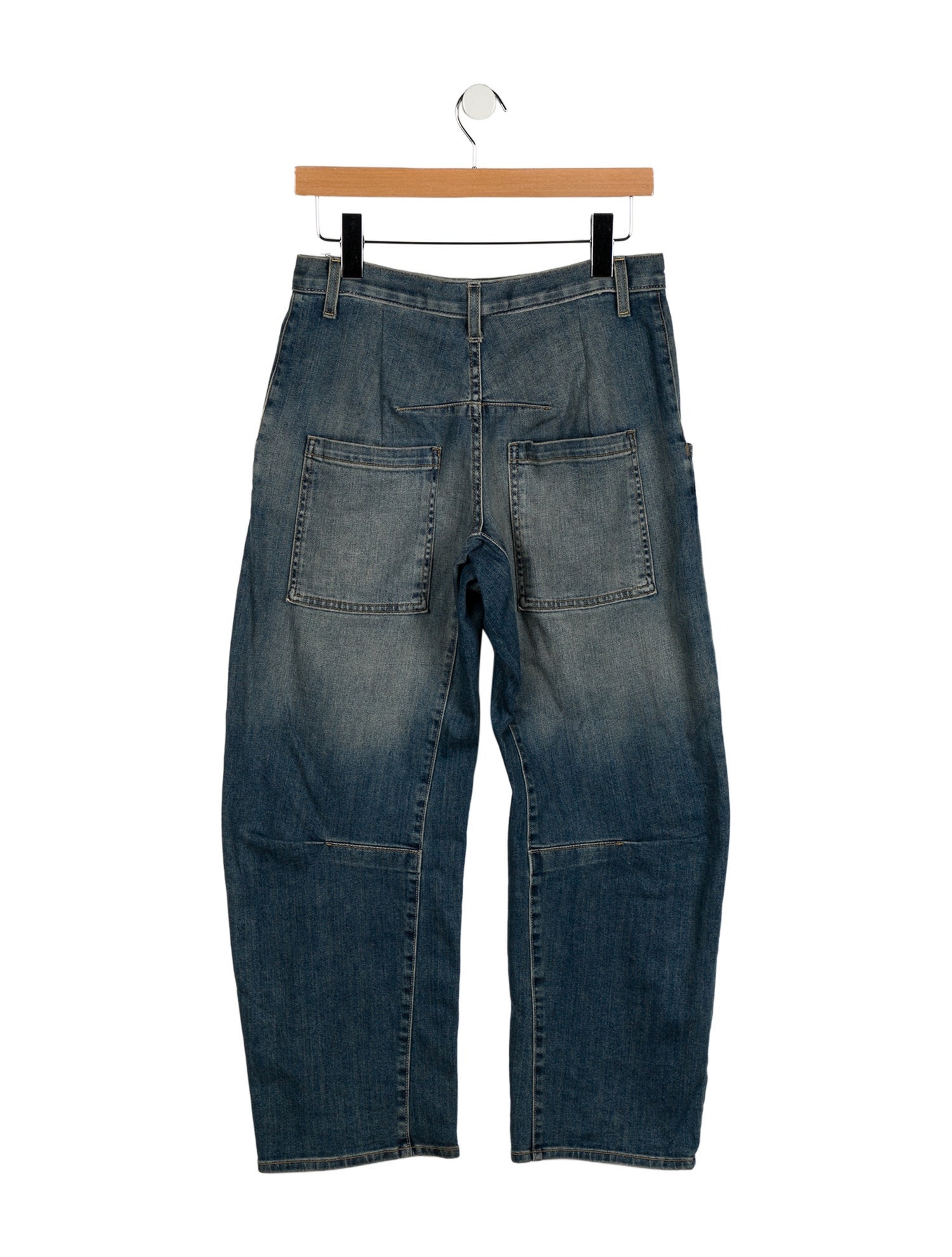 Nili Lotan Mid-Rise Wide Leg Jeans