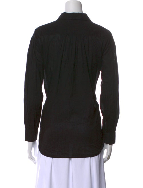 Nili Lotan Long Sleeve Button-Up Top