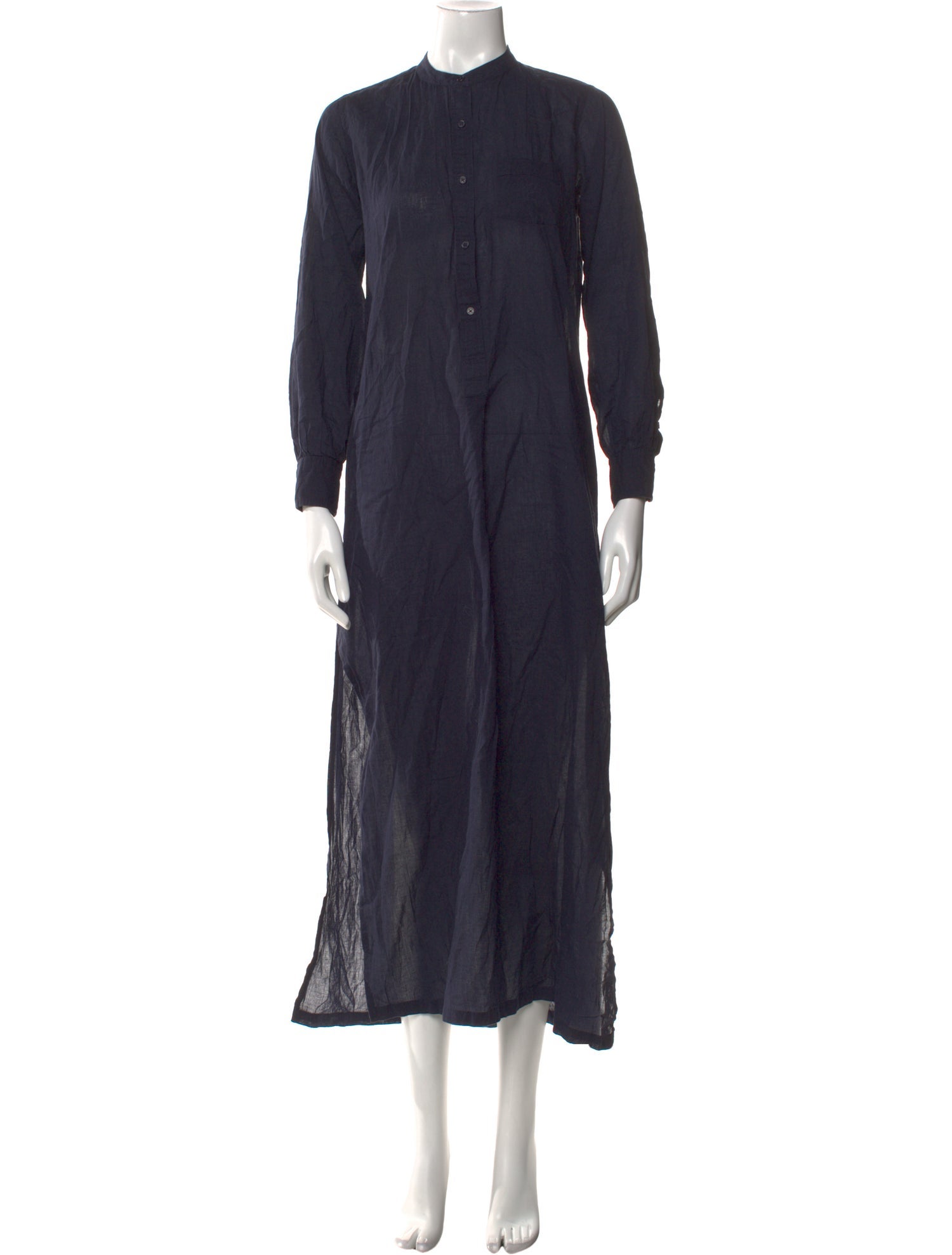 Nili Lotan Mock Neck Long Dress