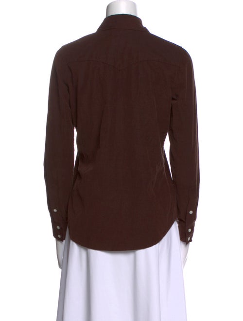 Nili Lotan Long Sleeve Button-Up Top