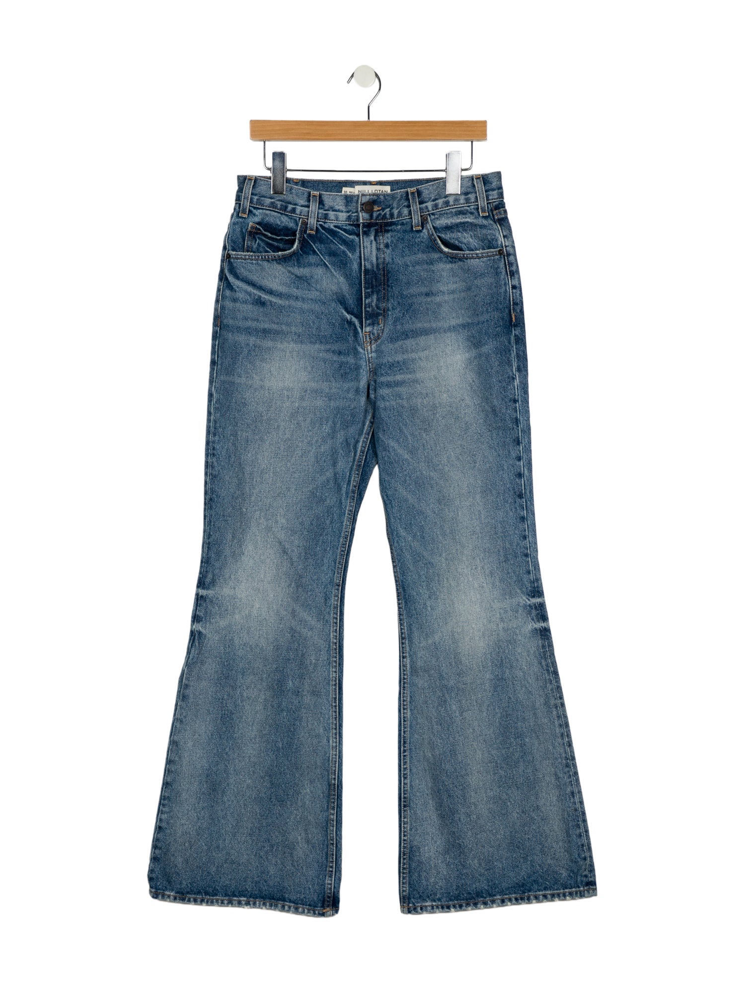 Nili Lotan High-Rise Wide Leg Jeans