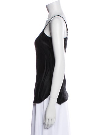 Nili Lotan Silk Scoop Neck Top