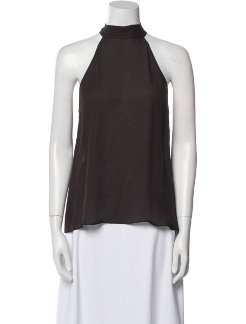 Nili Lotan Silk Halterneck Blouse