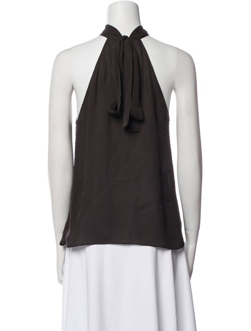 Nili Lotan Silk Halterneck Blouse