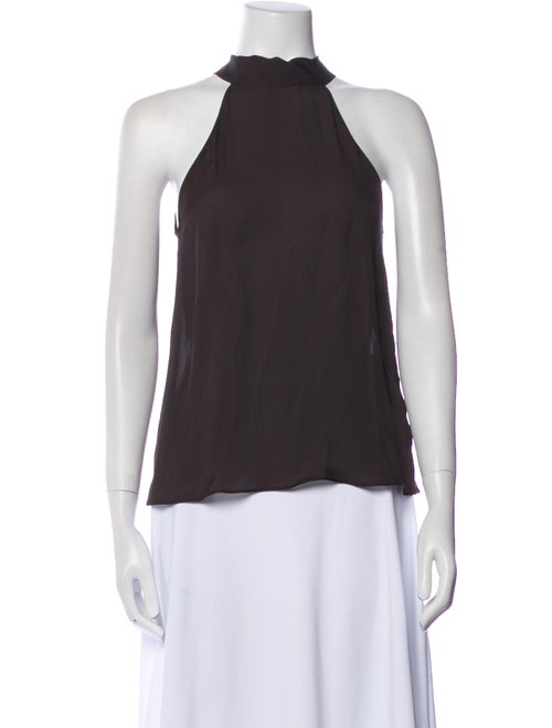 Nili Lotan Silk Halterneck Top