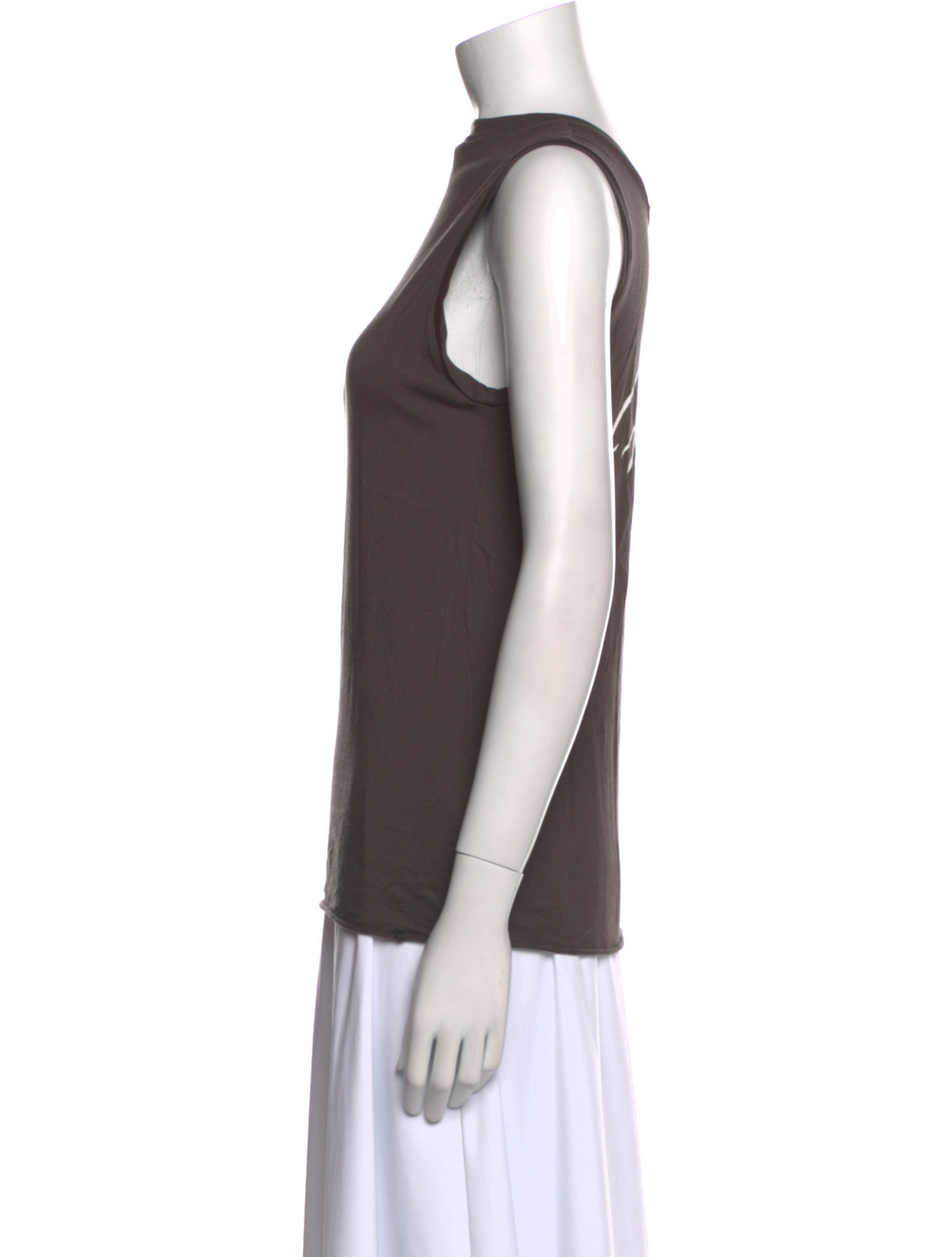 Nili Lotan Supima Cotton Graphic Print Top