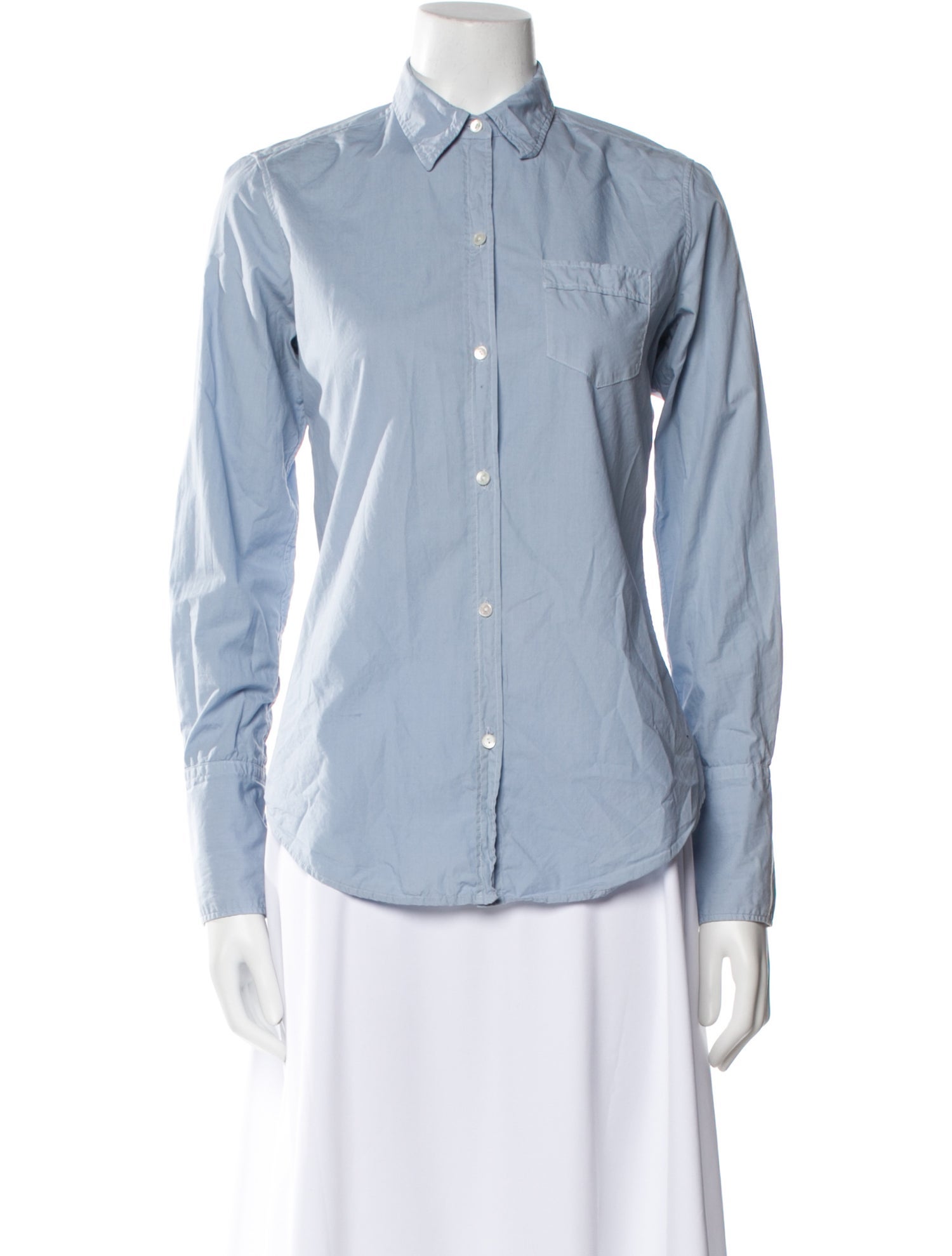 Nili Lotan Long Sleeve Button-Up Top