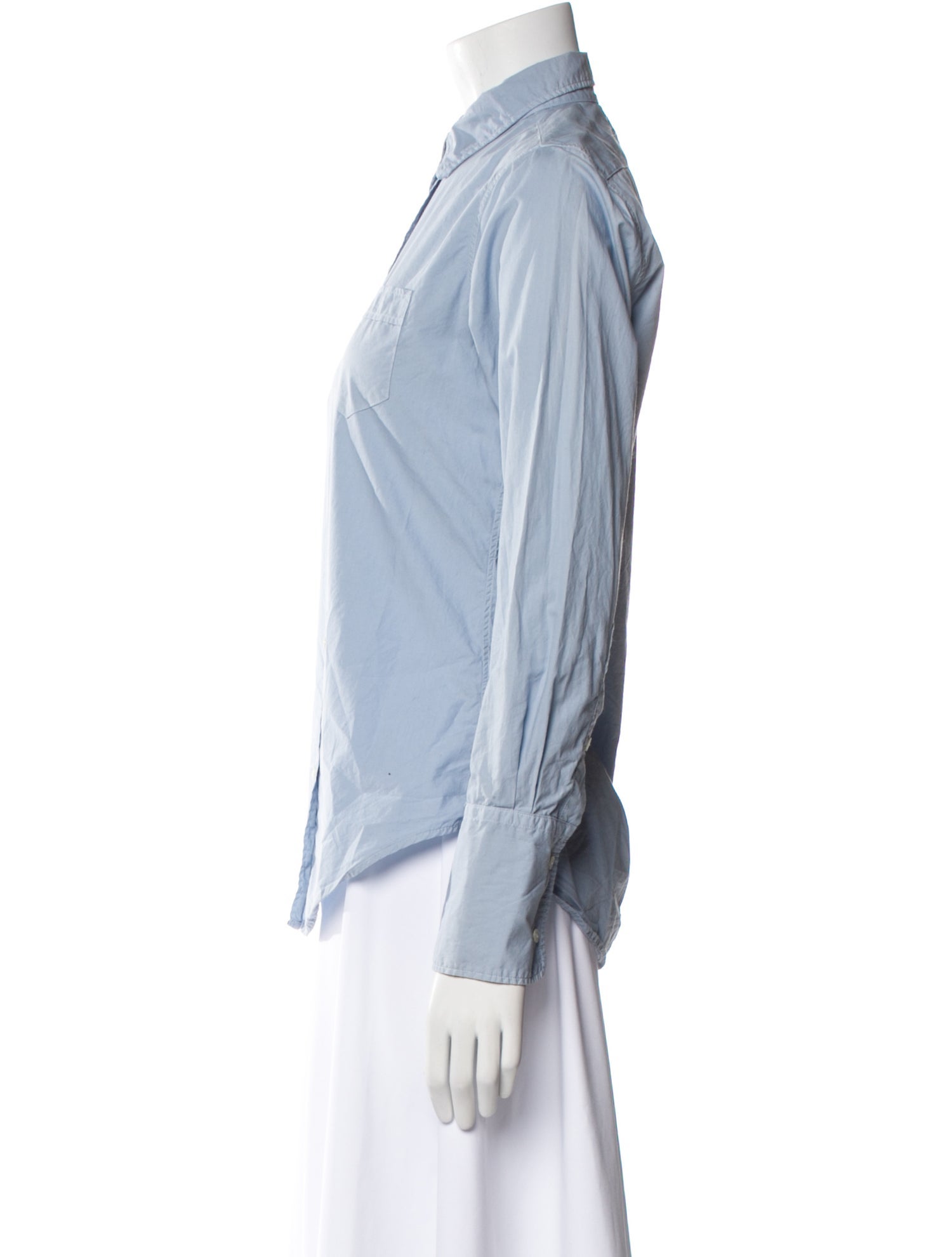 Nili Lotan Long Sleeve Button-Up Top