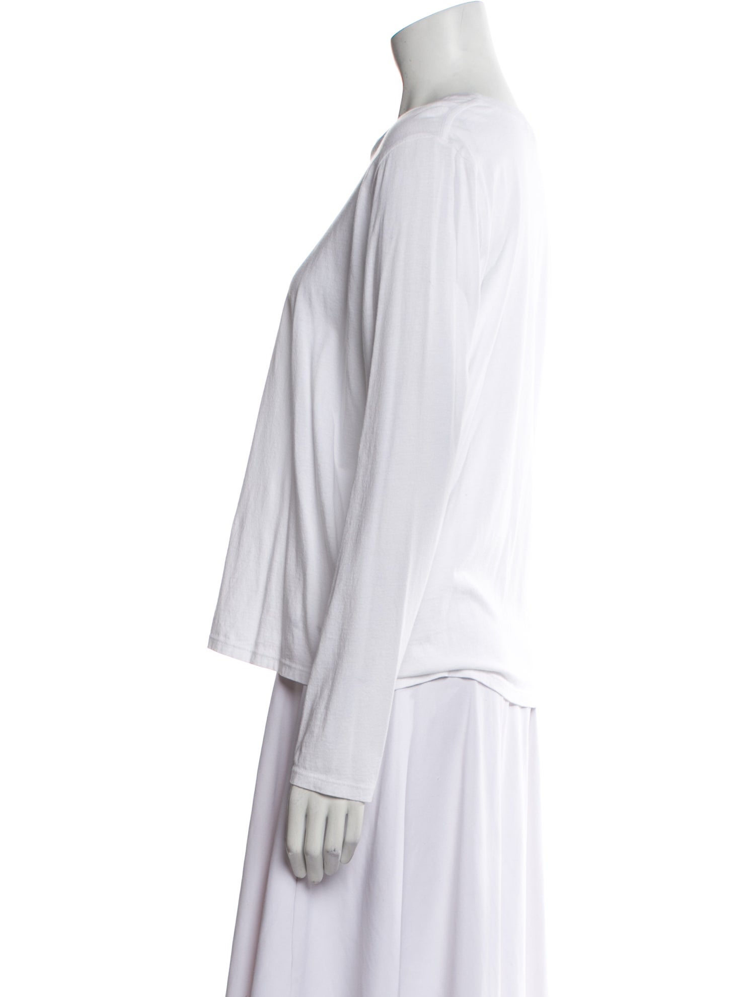 Nili Lotan Bateau Neckline Long Sleeve Top