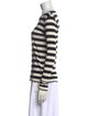 Nili Lotan Striped Crew Neck Top
