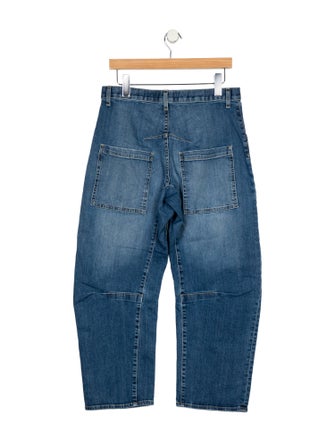 Nili Lotan High-Rise Straight Leg Jeans