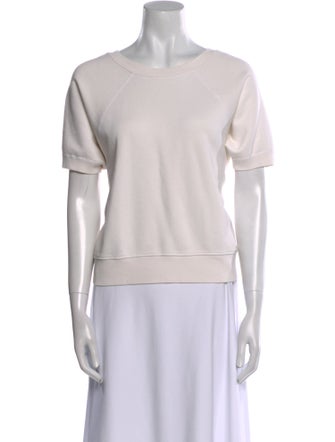 Nili Lotan Scoop Neck Short Sleeve T-Shirt