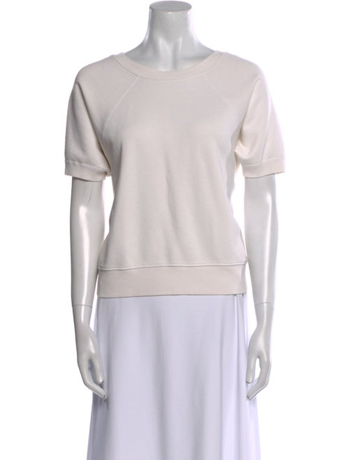 Nili Lotan Scoop Neck Short Sleeve T-Shirt