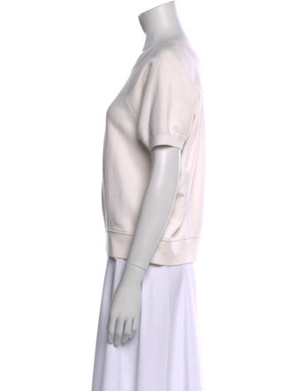 Nili Lotan Scoop Neck Short Sleeve T-Shirt