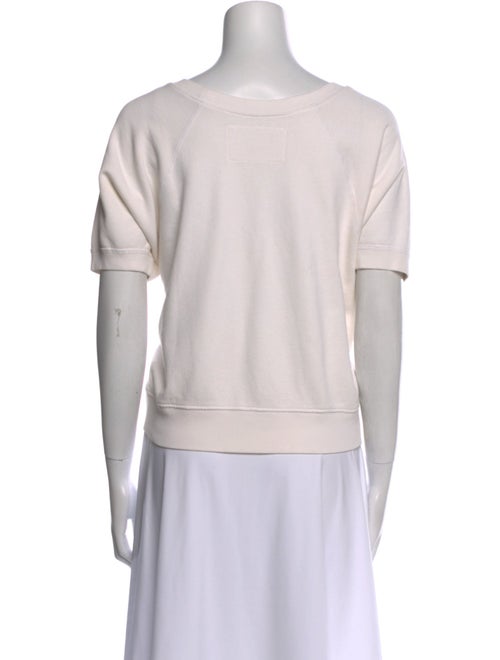 Nili Lotan Scoop Neck Short Sleeve T-Shirt