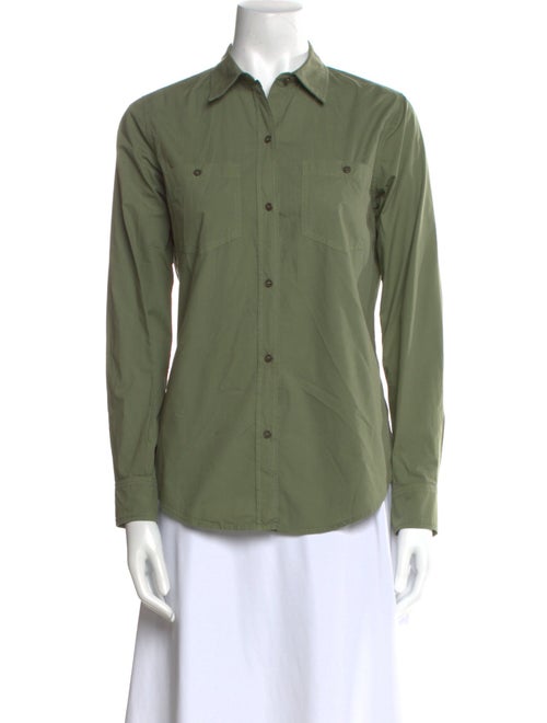 Nili Lotan Long Sleeve Button-Up Top