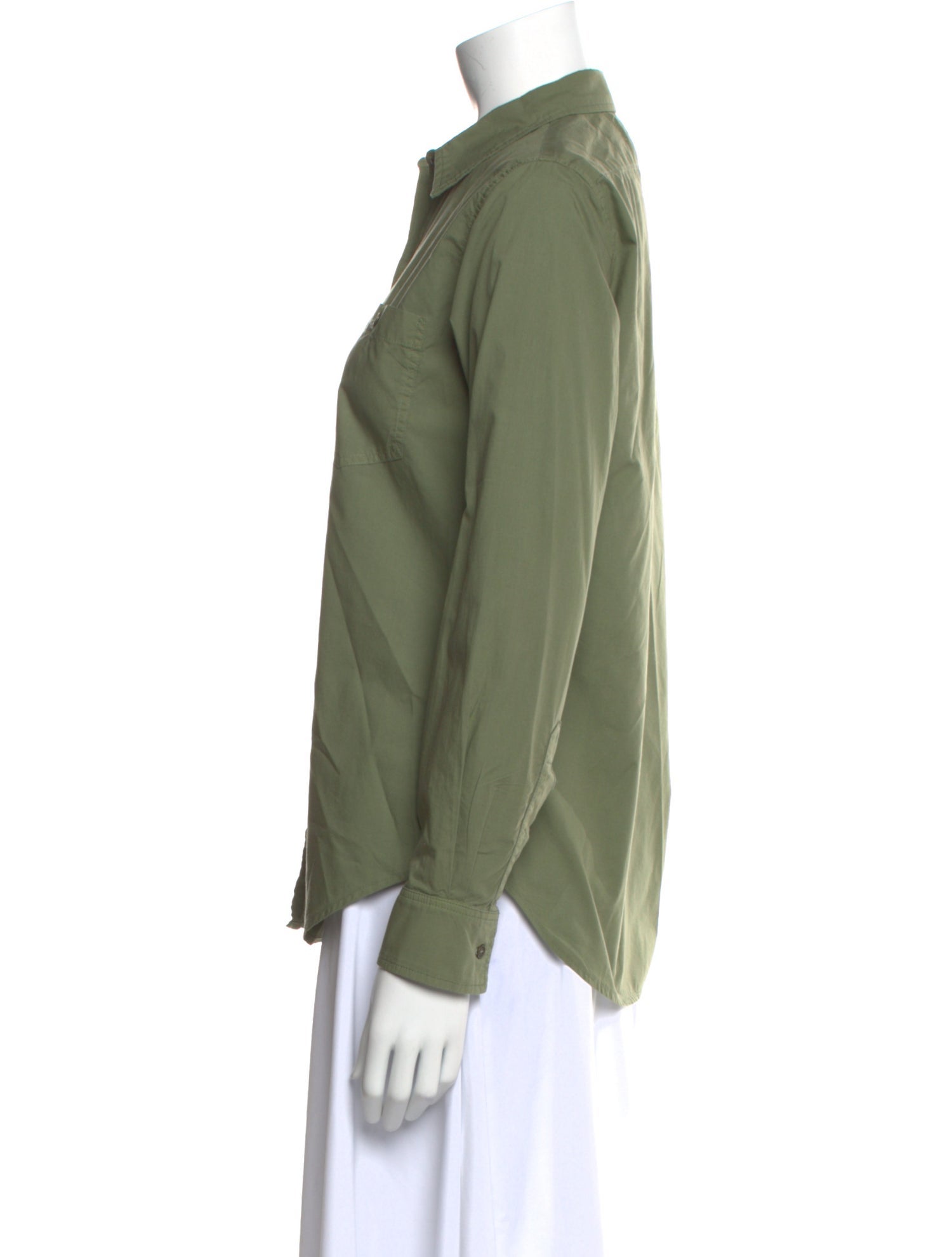 Nili Lotan Long Sleeve Button-Up Top