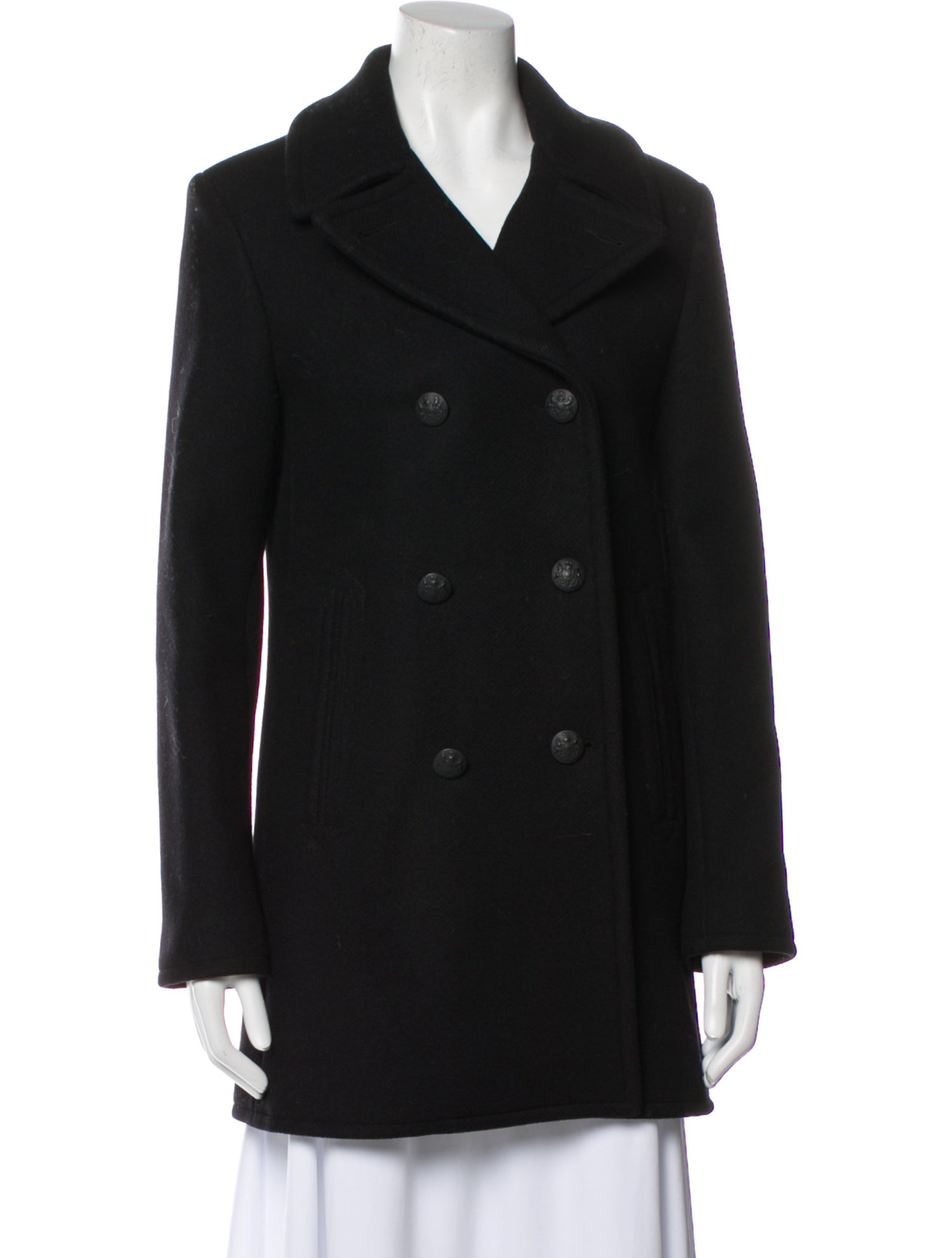 Nili Lotan Virgin Wool Peacoat