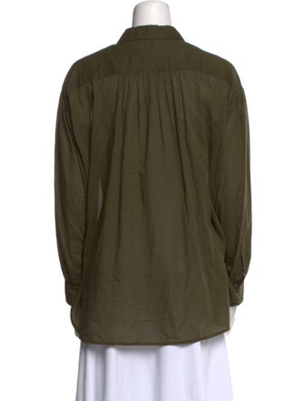 Nili Lotan Long Sleeve Button-Up Top