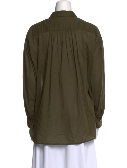 Nili Lotan Long Sleeve Button-Up Top