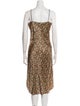 Nili Lotan Silk Midi Length Dress