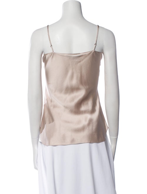 Nili Lotan Silk Scoop Neck Top