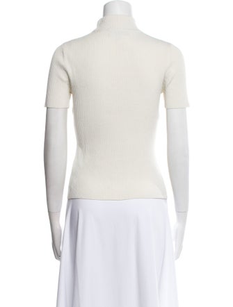 Nili Lotan Silk Turtleneck Top