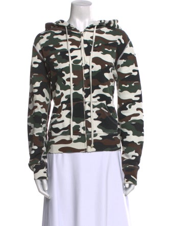 Nili Lotan Printed Crew Neck Sweatshirt