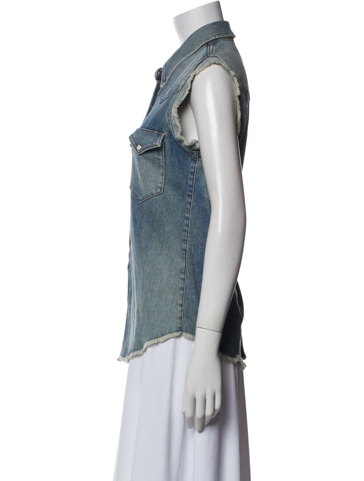 Nili Lotan Short Sleeve Button-Up Top