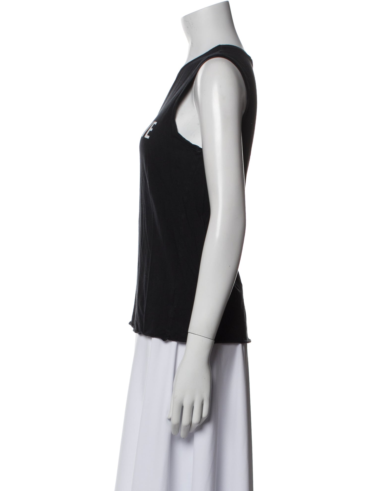 Nili Lotan Graphic Print Crew Neck Top