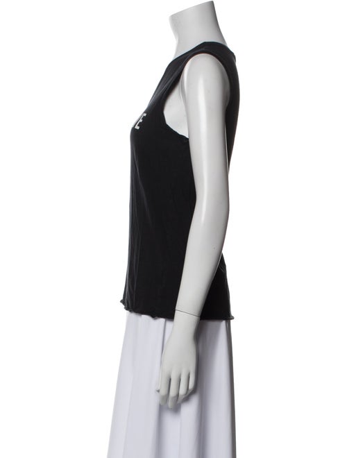 Nili Lotan Graphic Print Crew Neck Top