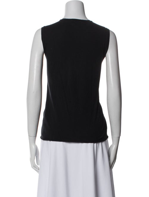 Nili Lotan Graphic Print Crew Neck Top