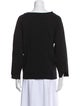 Nili Lotan Bateau Neckline Three-Quarter Sleeve Sweatshirt